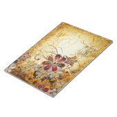 Vintage Vogelscheuche und Butterfly Notizblock (angewinkelt)