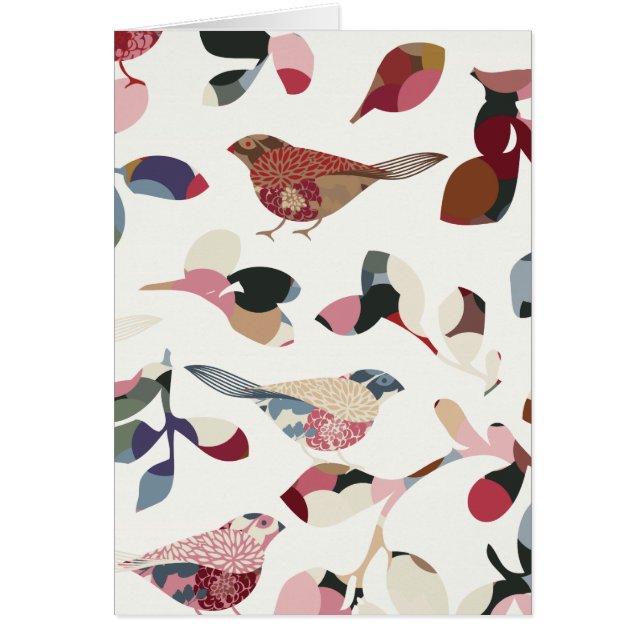 Vintage Vogeltapete (Vorne)