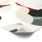 Vintage Vogeltapete Poster (Ecke)