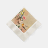 Vintage-Vogeltücher Serviette (Ecke)
