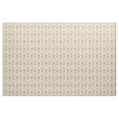 Vintage volkstümliche Blumenmuster mit beigen Tulp Stoff (Fat Quarter (45,7 x 55,9 cm))