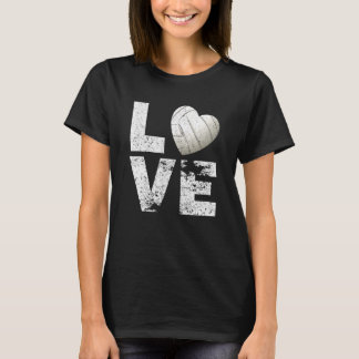 Vintage Volleyball - Herz I Liebe Volleyballmannsc T-Shirt