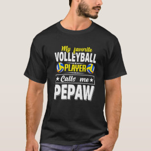 Vintage Volleyball Lover Retro Meine Lieblingsgesp T-Shirt