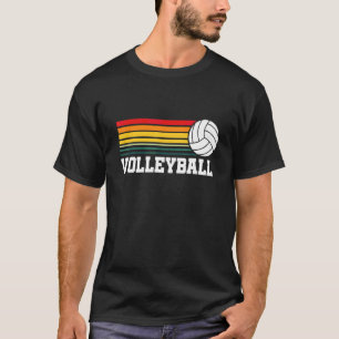Vintage Volleyball Retro Ball Sporttrainer bei T-Shirt