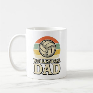 Vintage-Volleyball-Vater Retro-Shirt-Design_1 Kaffeetasse
