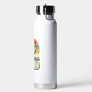 Vintage-Volleyball-Vater Retro-Shirt-Design_1 Trinkflasche