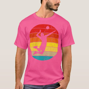 Vintage Volleyballgestaltung für Damen und Herren  T-Shirt