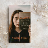 Vintage Volltextfotografie-Skript für das vertikal Visitenkarte