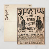 Vintage Voltaileyballwerbung Postkarte (Vorne/Hinten)