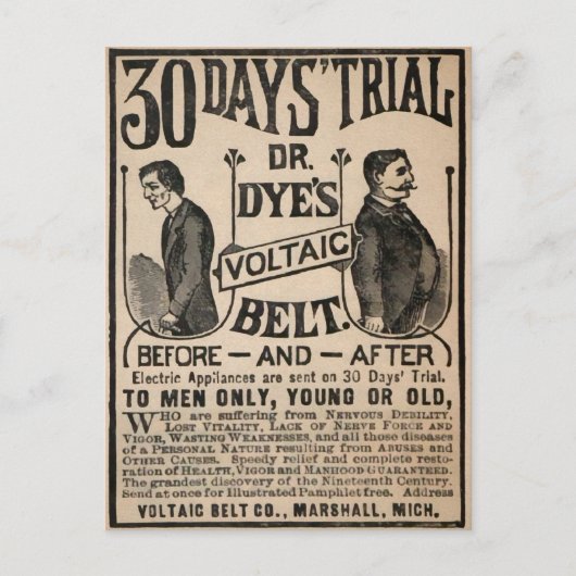 Vintage Voltaileyballwerbung Postkarte (Vorderseite)