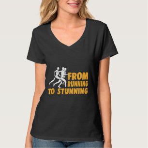 Vintage vom Laufen zum erstaunlichen Fitnessläufer T-Shirt