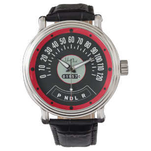 Vintage Vorlage des Kfz-Geschwindigkeitsmessers 19 Armbanduhr