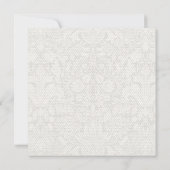 Vintage Vorlage für Hochzeitsfeiern (Rückseite)