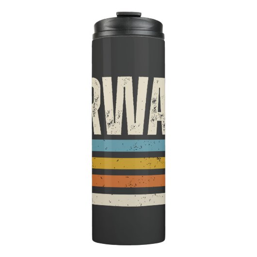 Vintage Vorwärts Thermosbecher (Vorderseite)