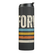 Vintage Vorwärts Thermosbecher (Nach links gedreht)