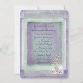 Vintage Vow-Renewal-Hochzeit Einladung (Vorderseite)