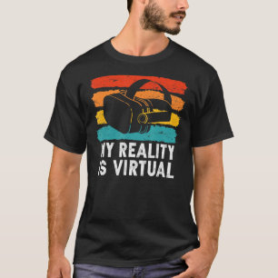 Vintage VR Meine Realität ist virtuell T-Shirt
