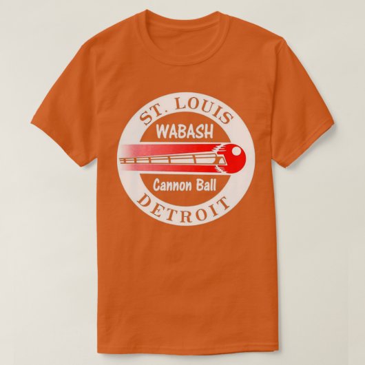 Vintage Wabash-Bahn 2 T-Shirt (Design vorne)