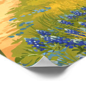 Vintage Waco Texas Poster (Ecke)