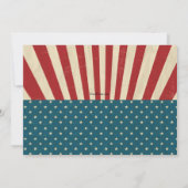 Vintage Wahl-Einladung Einladung (Rückseite)