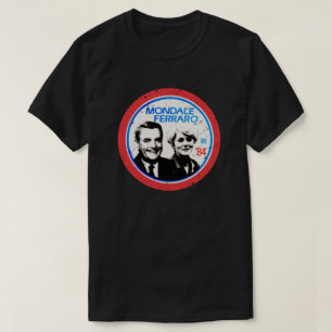 Vintage Wahl von Walter Mondale Geraldine Ferrero T-Shirt