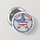 Vintage-Wahlkampfbutton Button (Vorne & Hinten)