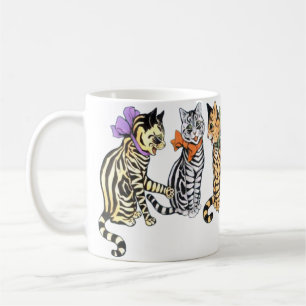 Vintage-Wain-Katzen-Chat-Geschenktasse Kaffeetasse