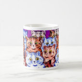 Vintage Wain Wunder-Katzen-Geschenk-Tasse Kaffeetasse (Mittel)