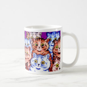 Vintage Wain Wunder-Katzen-Geschenk-Tasse Kaffeetasse