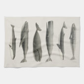 Vintage-Wal-Kunstcollage Geschirrtuch (Horizontal)