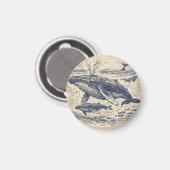 Vintage-Walbuck-Pod-Gravur Magnet (Vorderseite/Rückseite)