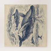 Vintage-Walbuck-Pod-Gravur Puzzle (Horizontal)