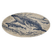 Vintage-Walbuck-Pod-Gravur Schneidebrett (Ecke)