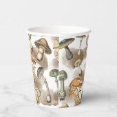 Vintage Wald-Pilze Pappbecher (Rechts)