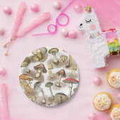 Vintage Wald-Pilze Pappteller (Party)