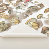 Vintage Wald-Pilze Sherpadecke (3/4)