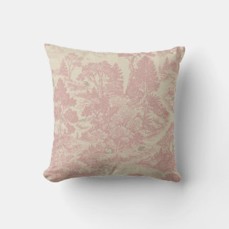 Vintage-Wald-Toile-Waldtiere-Cottagecore Kissen