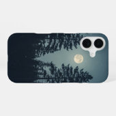 Vintage Wald unter dem Mond iPhone 16 Hülle (Rückseite (Horizontal))