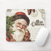 vintage Wald Weihnachtsmann Mousepad (Mit Mouse)