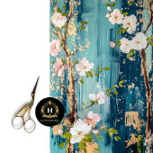 Vintage Waldblüten entmutigen Seidenpapier