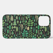Vintage Waldflora Nahtlos Case-Mate iPhone Hülle (Rückseite (Horizontal))