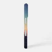 Vintage-Waldgradient iPhone 16 Hülle (Rechte Seite)