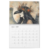 Vintage Waldhexe Kalender (Mär 2027)