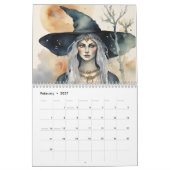 Vintage Waldhexe Kalender (Feb 2027)