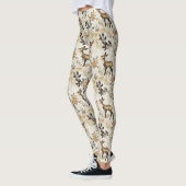 Vintage-Waldhirschmuster Leggings (Links)