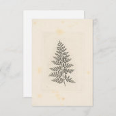 Vintage Waldkorrespondenz Waldlandschaft Mitteilungskarte (Vorne/Hinten)