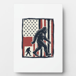 Vintage-Waldkreatur-Flagge-Vektor-Shirt-Design_1 Fotoplatte