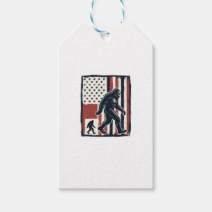 Vintage-Waldkreatur-Flagge-Vektor-Shirt-Design_1 Geschenkanhänger