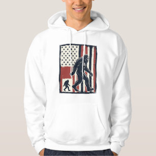 Vintage-Waldkreatur-Flagge-Vektor-Shirt-Design_1 Hoodie