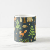 Vintage Waldtiere, Kindermuster. Kaffeetasse (Mittel)